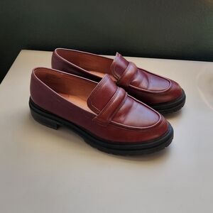 Madewell Bradley Loafer in Cherry
